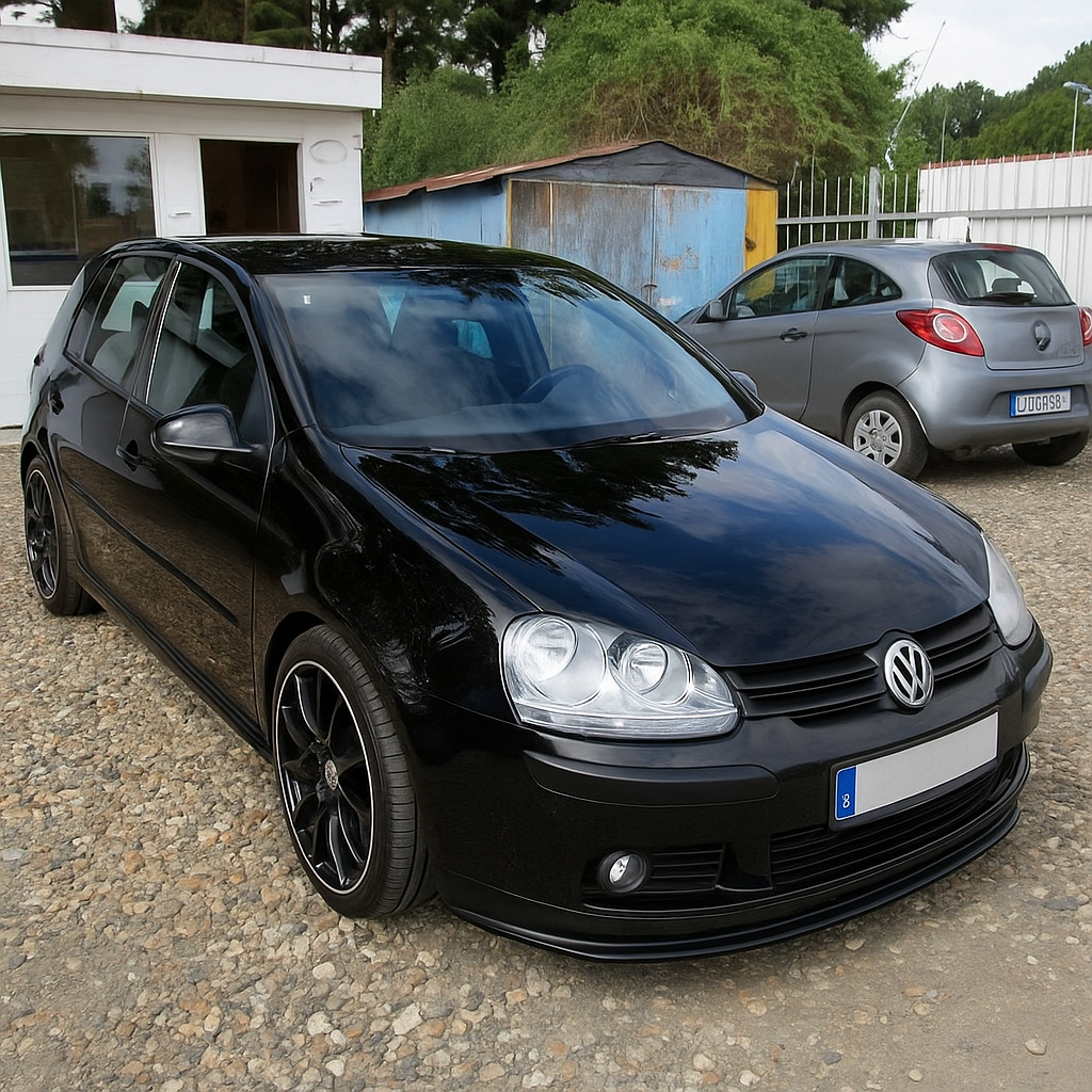 Car photo enhanced with AI customization